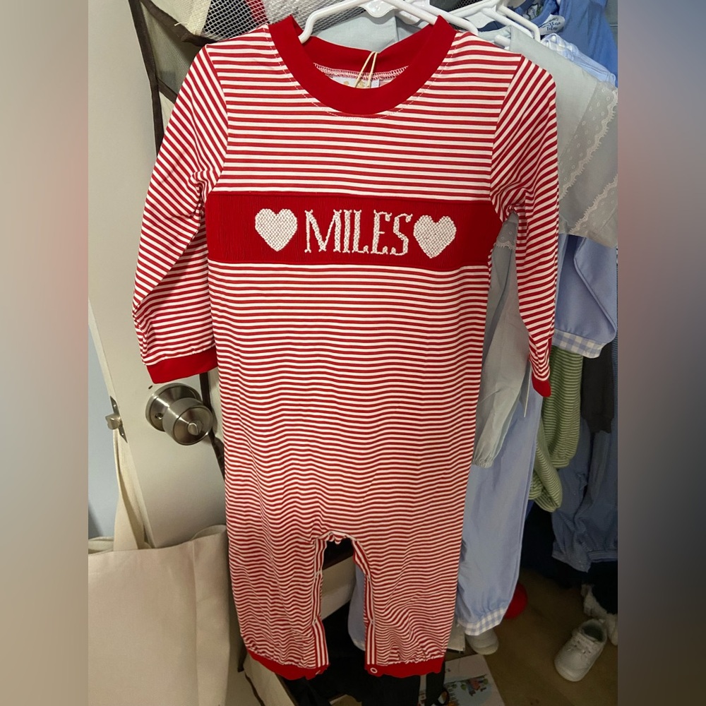 Busy bee smocks romper